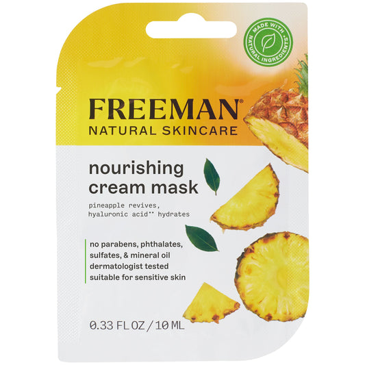 Natural Skincare Nourishing Pineapple & Hyaluronic Acid Cream Mask