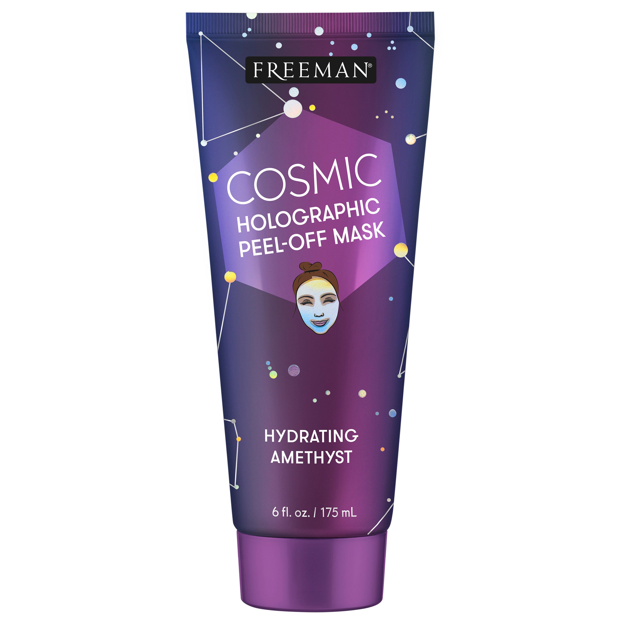 Cosmic Holographic Amethyst Peel-Off Mask – Freeman Beauty