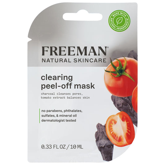 Natural Skincare Clearing Charcoal & Tomato Peel-Off Mask