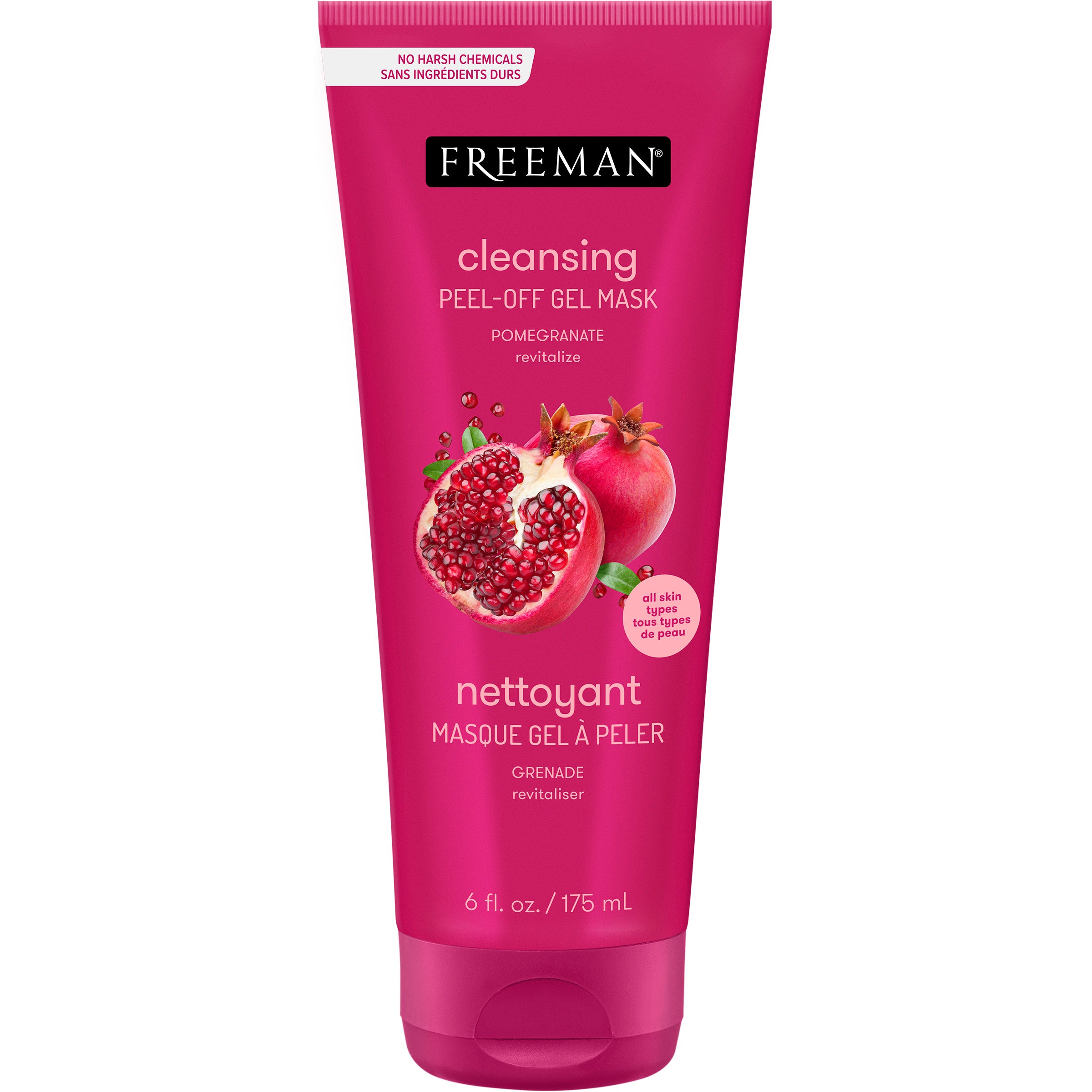 Revitalizing Pomegranate Peel-Off Gel Mask – Freeman Beauty