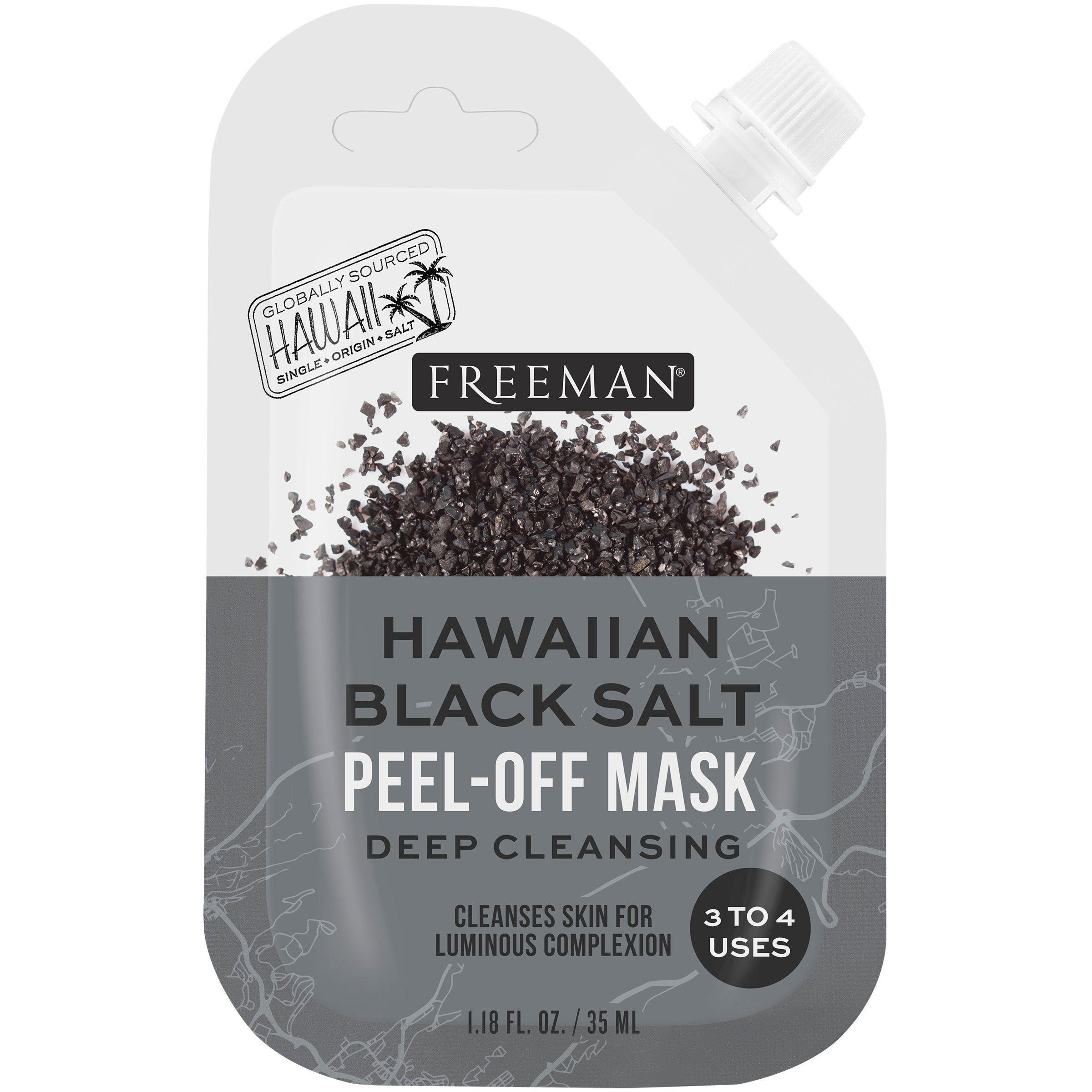 Exotic Blend Deep Cleansing Hawaiian Black Salt Off Mask – Freeman Beauty