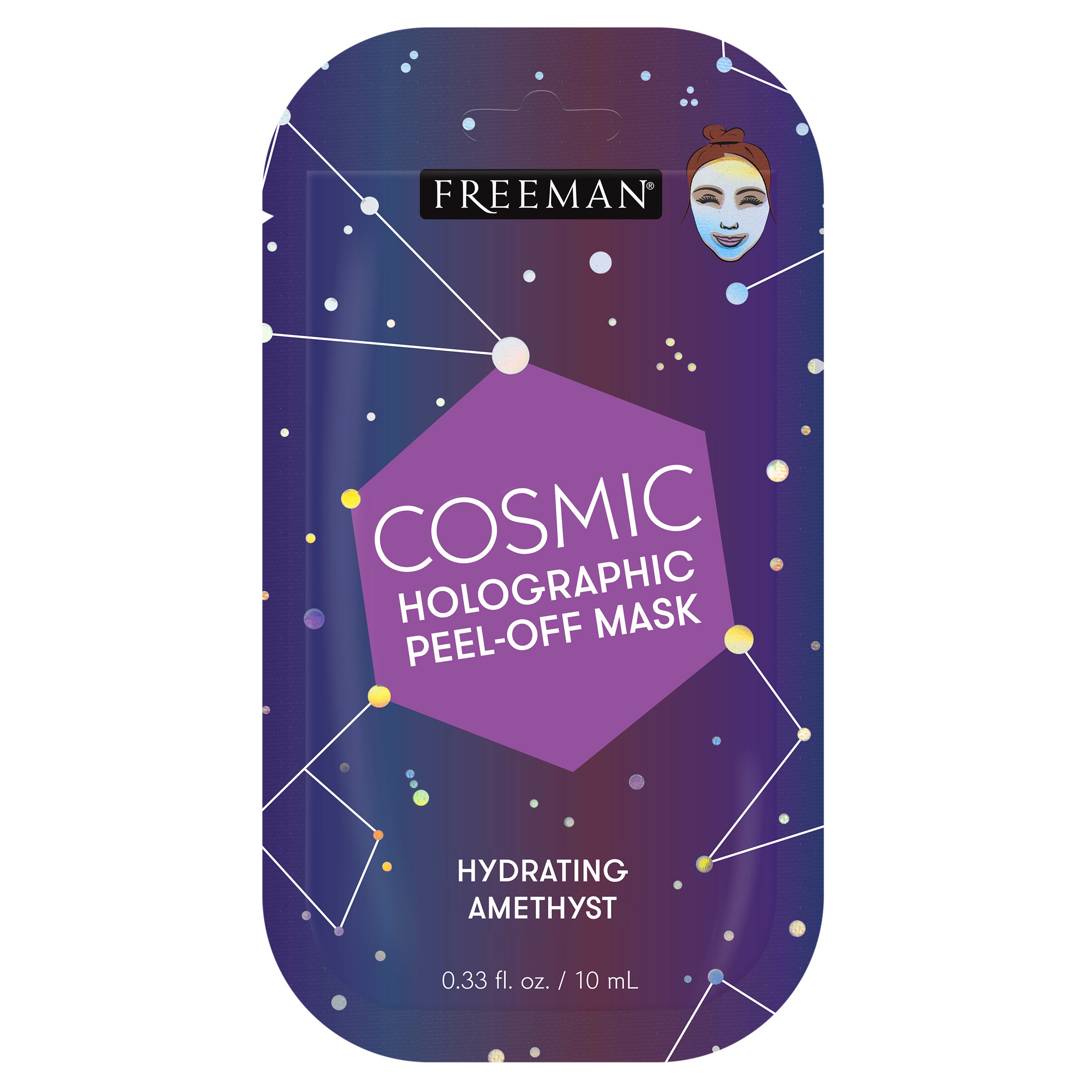 Cosmic Holographic Hydrating Amethyst Mask Freeman Beauty