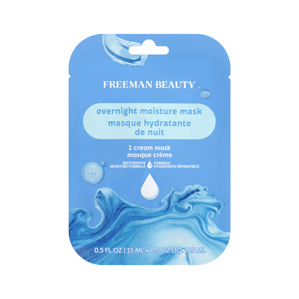 Freeman Moisture Mask Face Set overnight cream mask packet