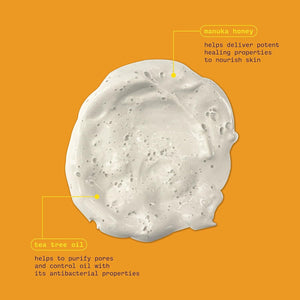 White clay facial mask sheet disc with pitted texture