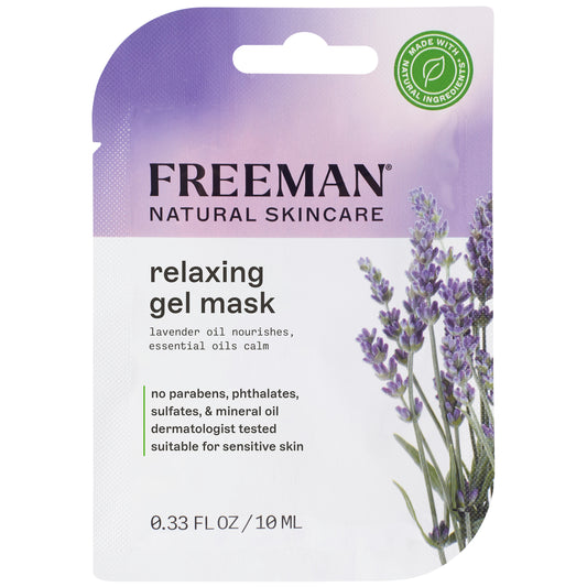 Natural Skincare Relaxing Lavender & Essential Oil Gel Mask