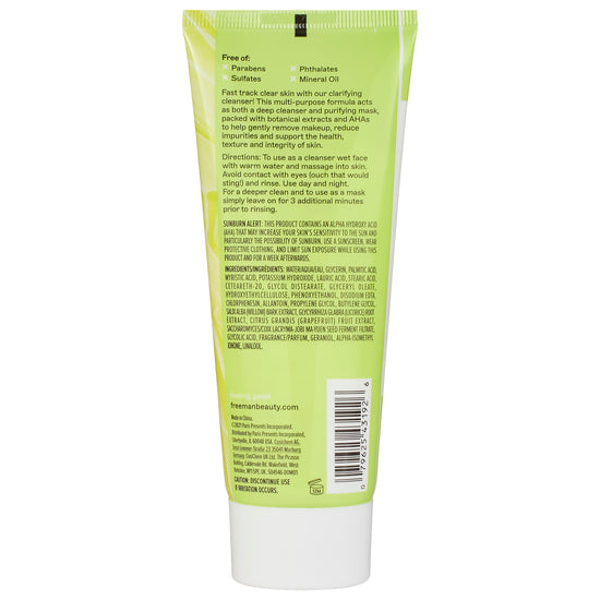 Freeman Clarifying Deep Cleanser & Purifying Facial Cleanser and Mask