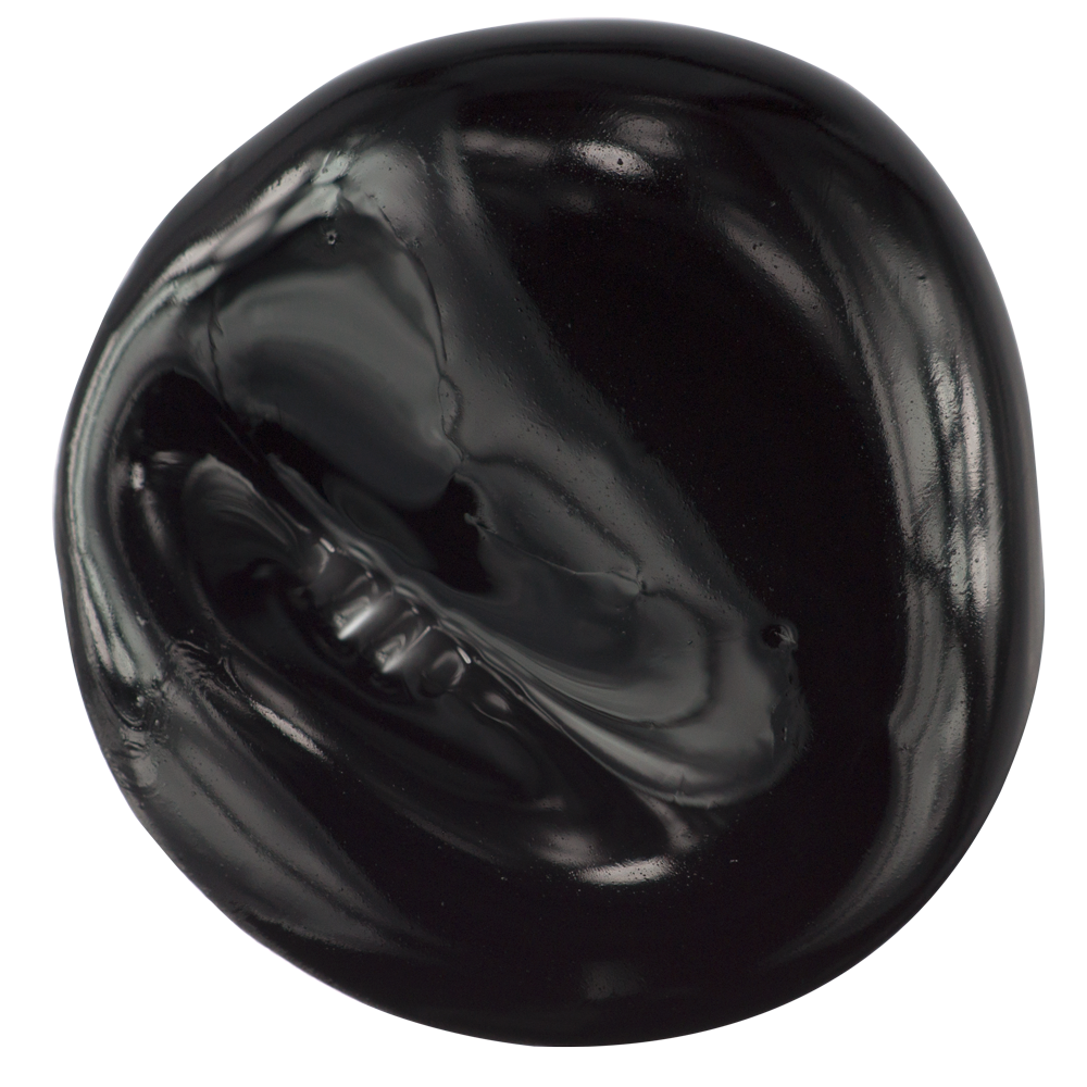 Volcanic ash peel-off gel mask tube, white with black speckle graphics