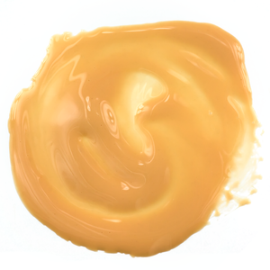 Thick amber peel-off clay mask gel swatch