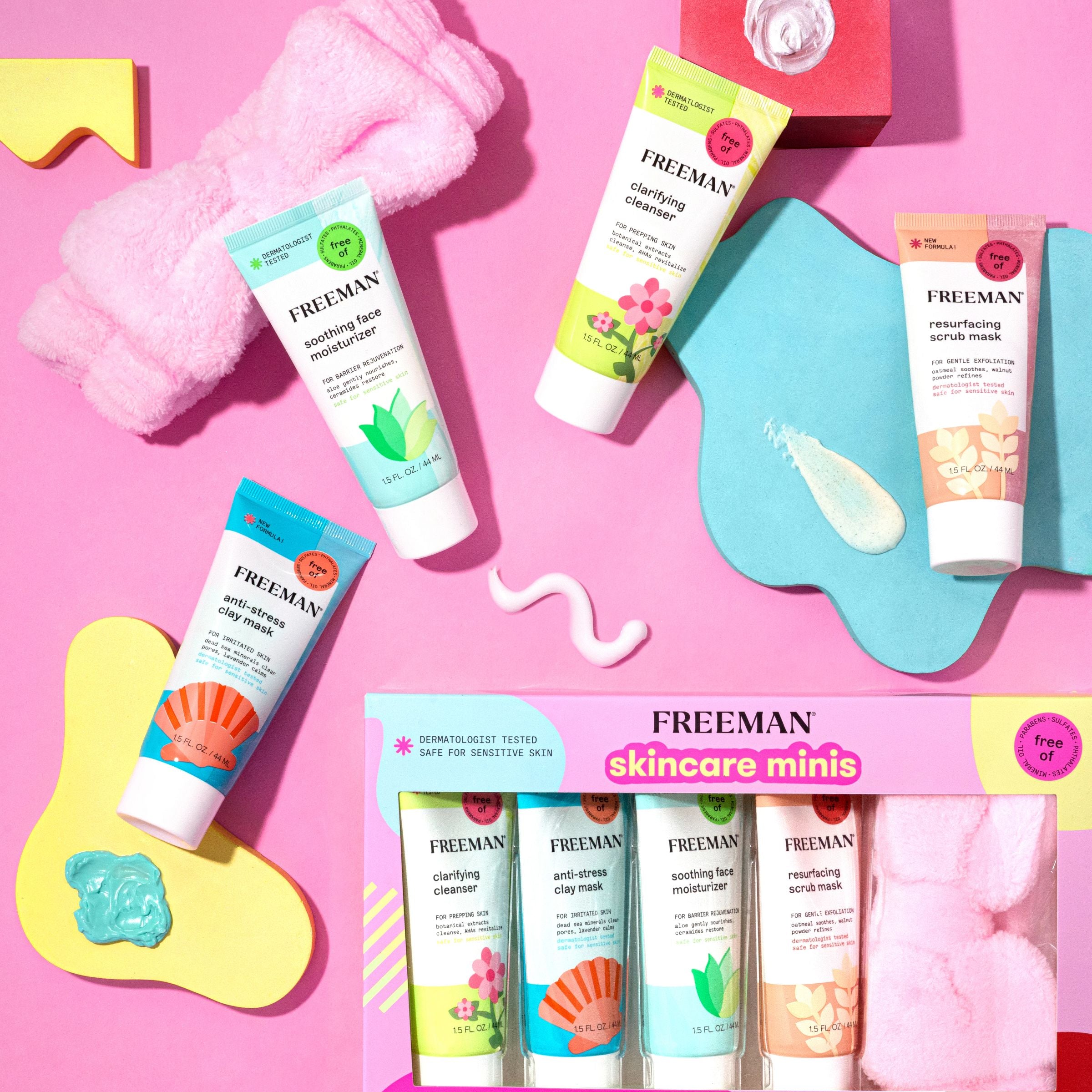 Freeman Skincare Minis Facial Mask Kit Skincare Routine Made