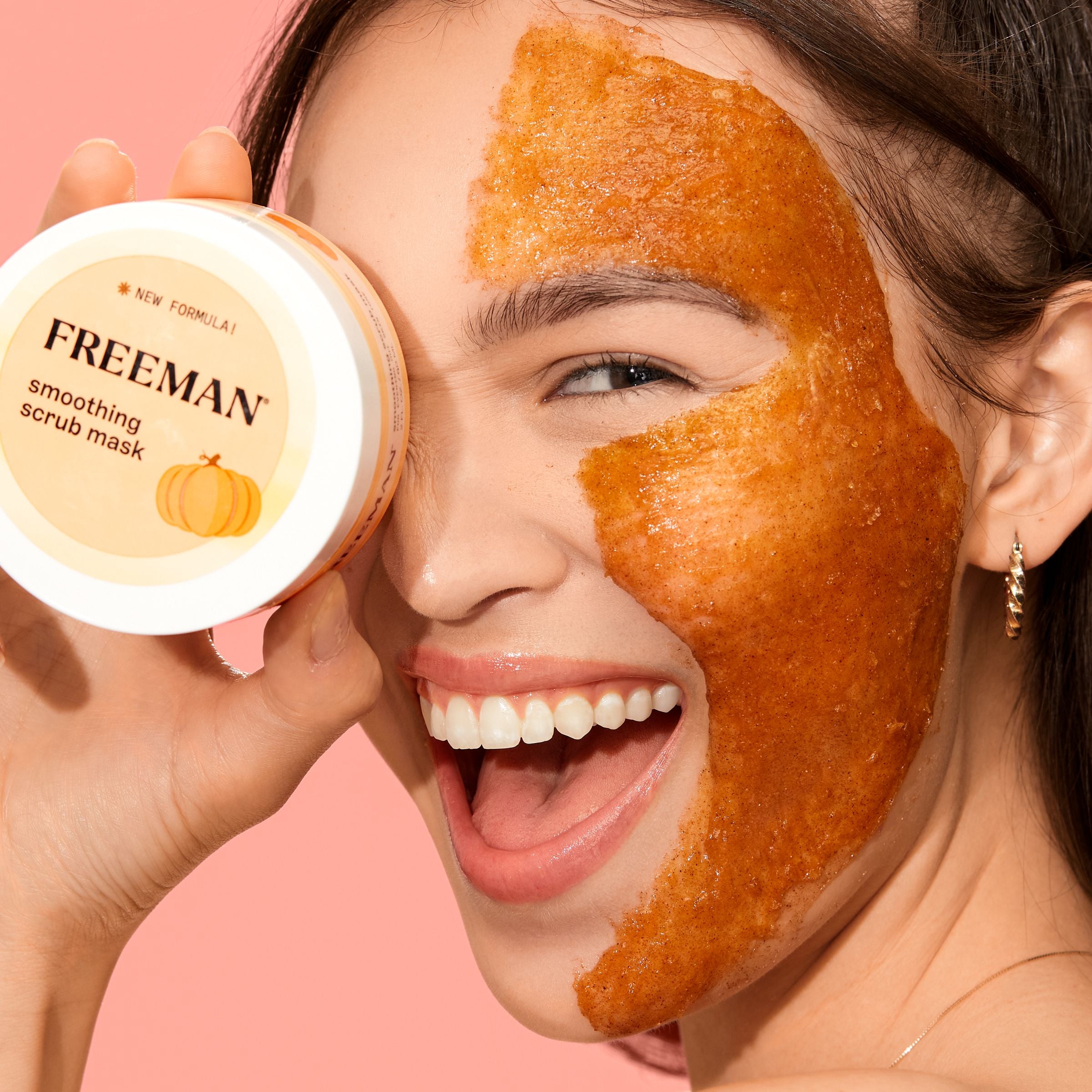 Pumpkin top face mask