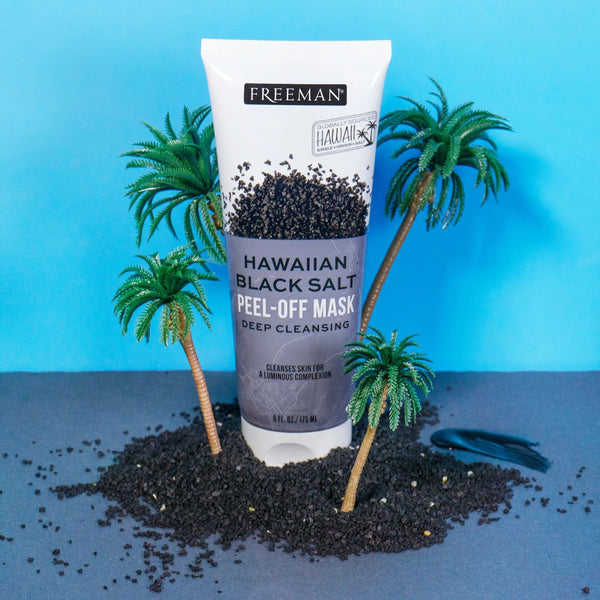 Freeman Hawaiian Black Salt peel-off mask with black salt particles