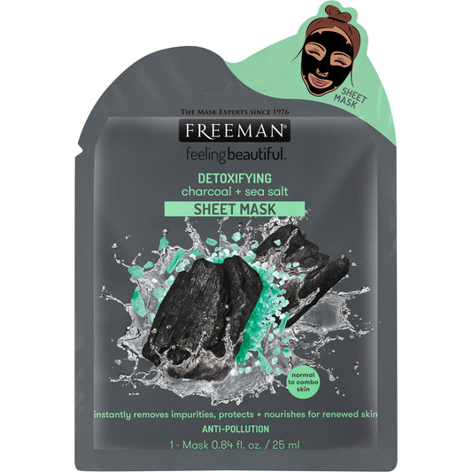 Detoxifying Charcoal & Sea Salt Sheet Mask