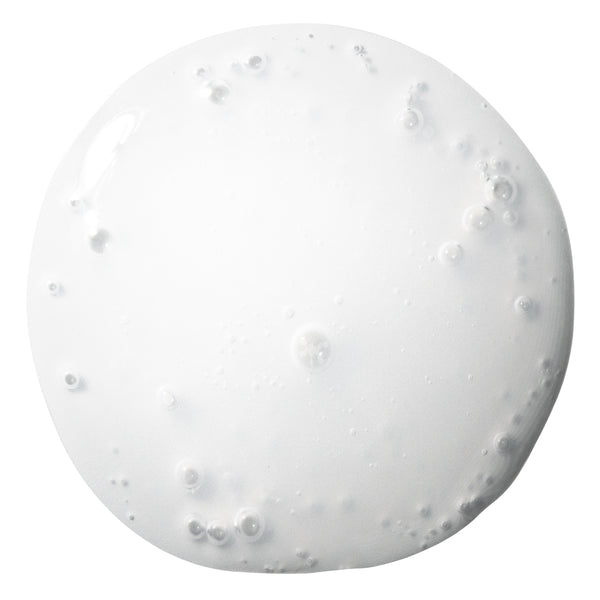 White gel-like round disc with visible water droplets