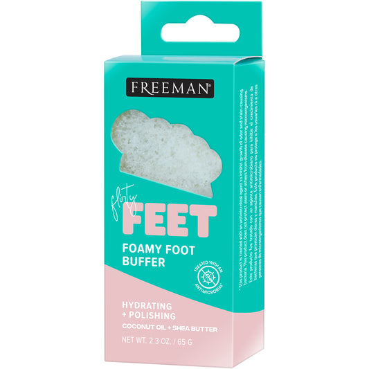 Flirty Feet Coconut Oil and Shea Butter Hydrating & Polishing Foamy Foot Buffer