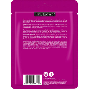 Happy Belly Firming & Smoothing Body Sheet Mask – Freeman Beauty