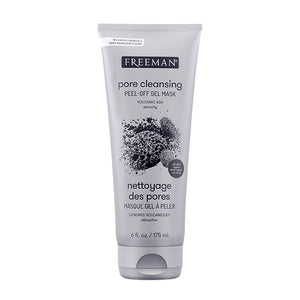 Volcanic ash peel-off gel mask tube, white with black speckle graphics