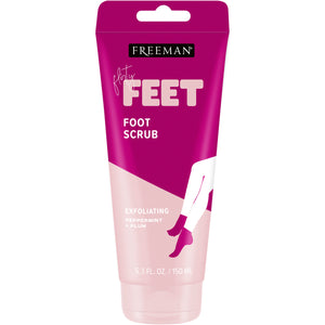 Freeman Feet foot scrub tube, exfoliating peppermint & plum, 5.3 fl oz