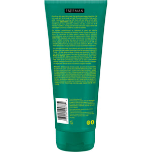 Freeman renewing cucumber peel-off gel mask back label on green squeeze tube