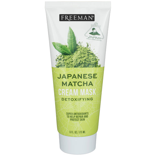 Freeman Japanese Matcha cream mask tube with green label, 6 fl oz (175 ml)